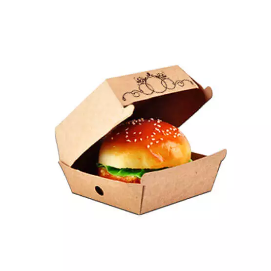 Luxury Floral Burger Boxes : flower burger box